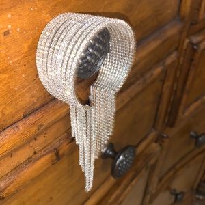 NWT rhinestone 10 row  bracelet